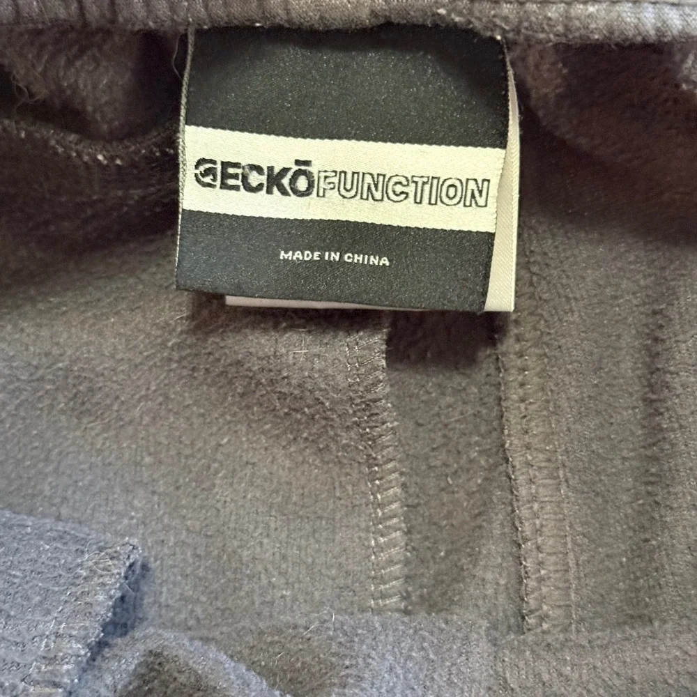 Ecko Function Grey Tech Cargo Track Pants Baggy Cyber Y2K Gorpcore Mens Size S